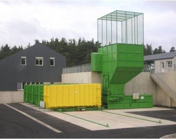 pretovarna stanica za sve vrste stišljivog otpada, kontejner od 16- 30 m3, prevoz sa rol kiperom